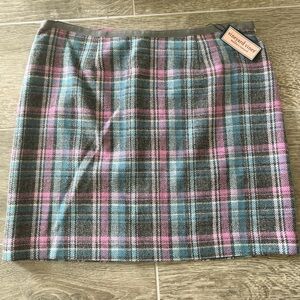 vineyard vines plaid skirt NWT